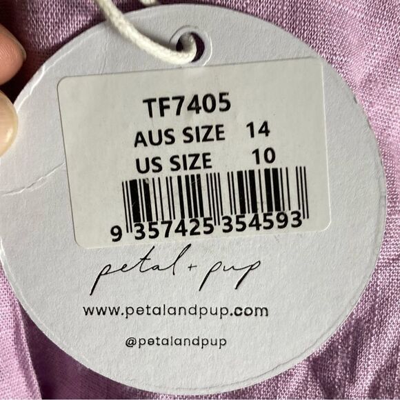 Petal & Pup Apex Lilac Purple Wrap Dress Size 10 - Picture 9 of 10